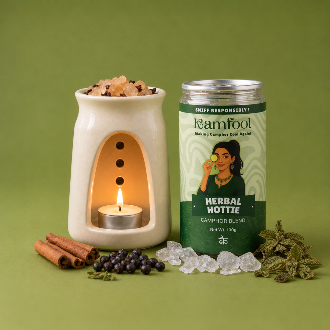 Herbal Hottie- Camphor Blend and Diffuser Combo