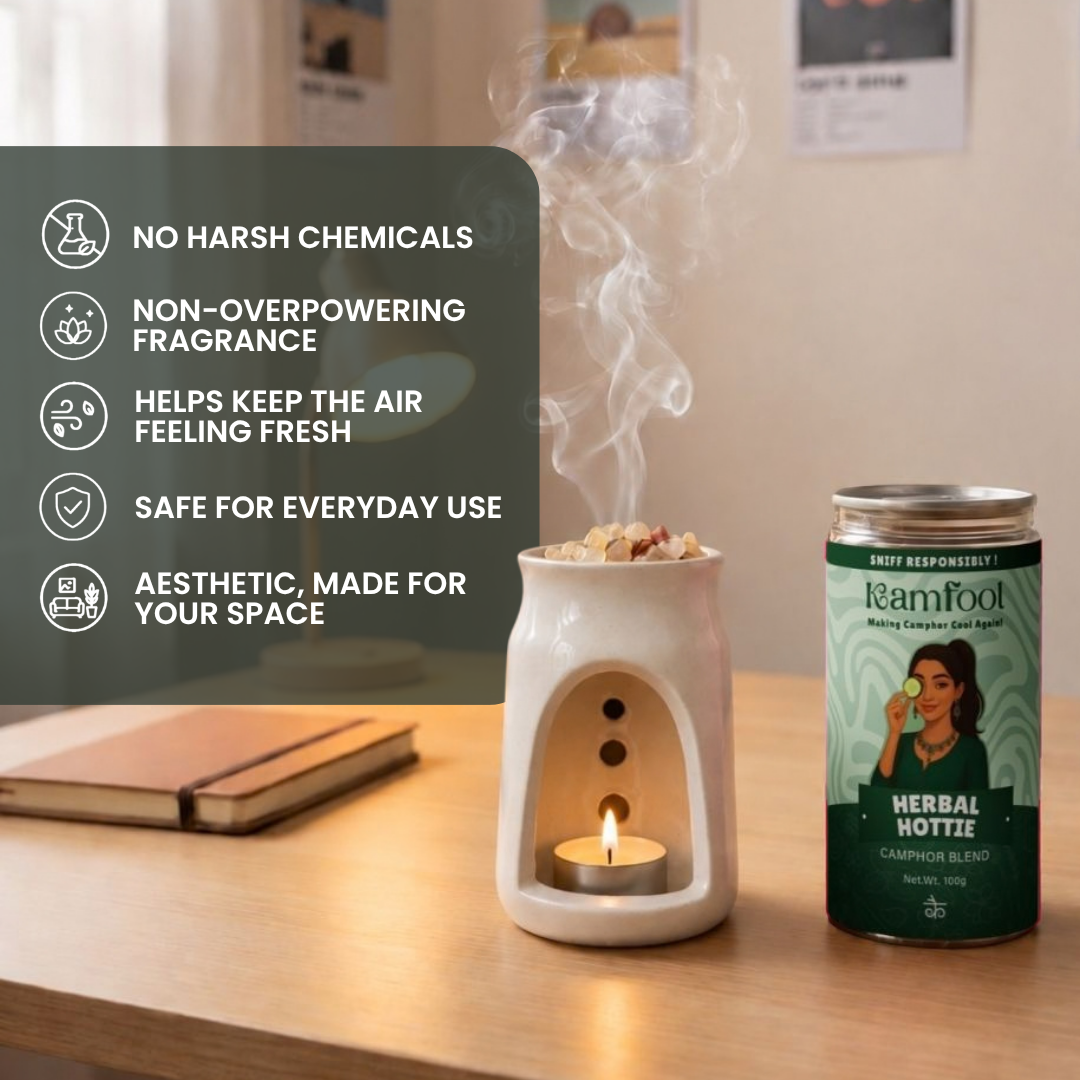 Herbal Hottie- Camphor Blend and Diffuser Combo